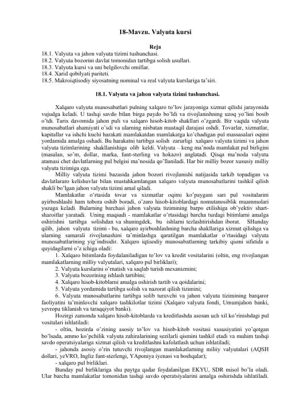 Valyuta kursi