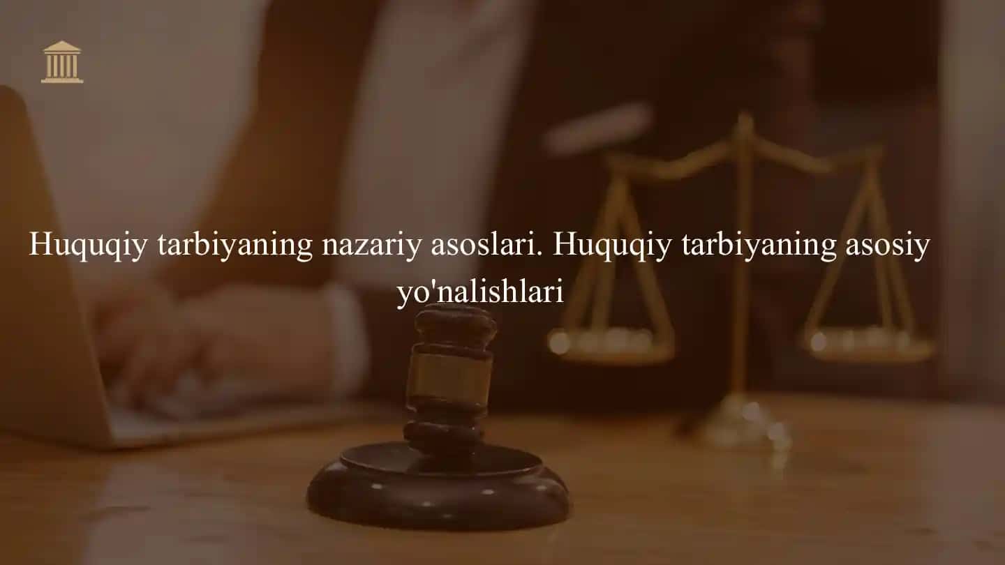 Huquqiy Tarbiya