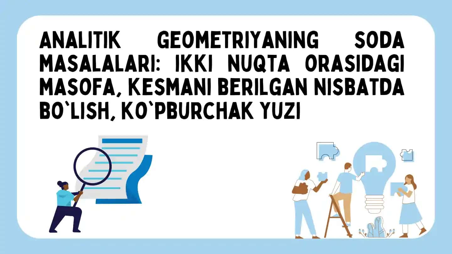 Analitik geometriya