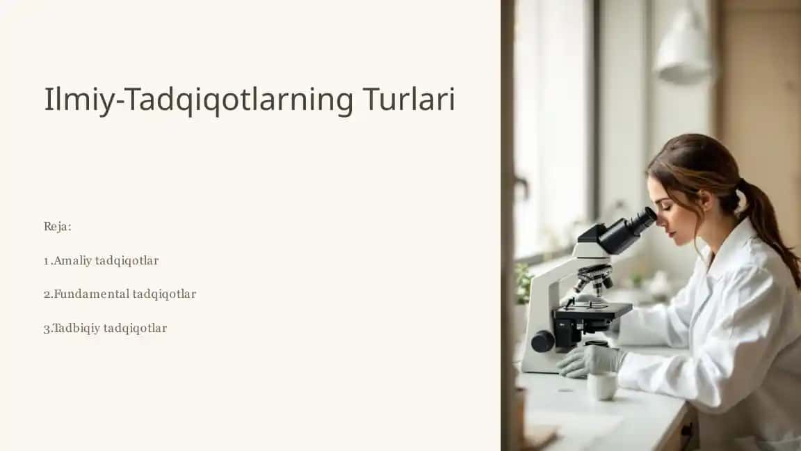 Amaliy Tadqiqotlar