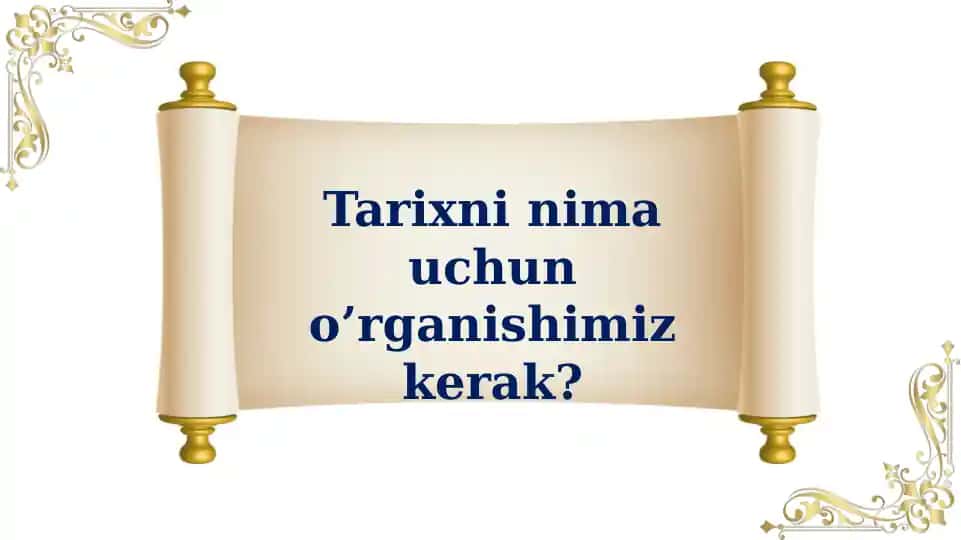 8-sinf O‘zbekiston tarixi kirish