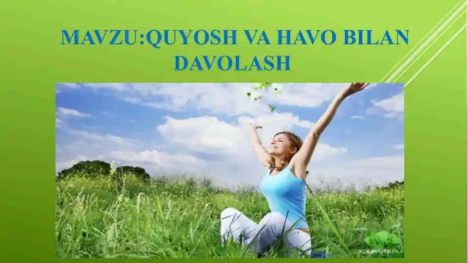 Quyosh va Havobilan Davolash