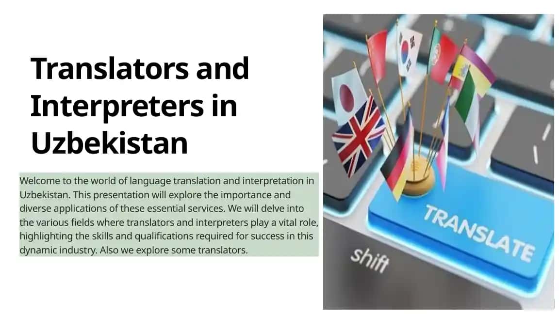 Translators and Interpreters in Uzbekistan