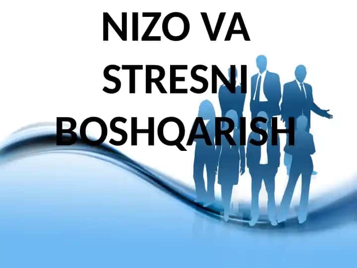 Nizo va stressni boshqarish
