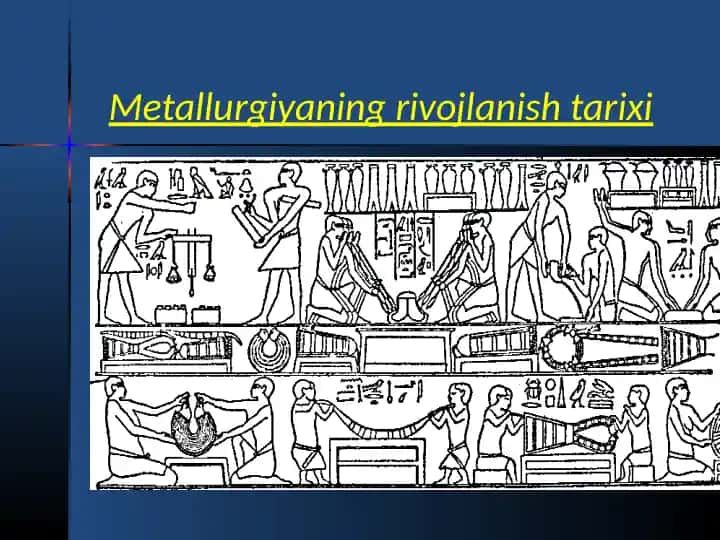 Metallurgiyaning rivojlanish tarixi