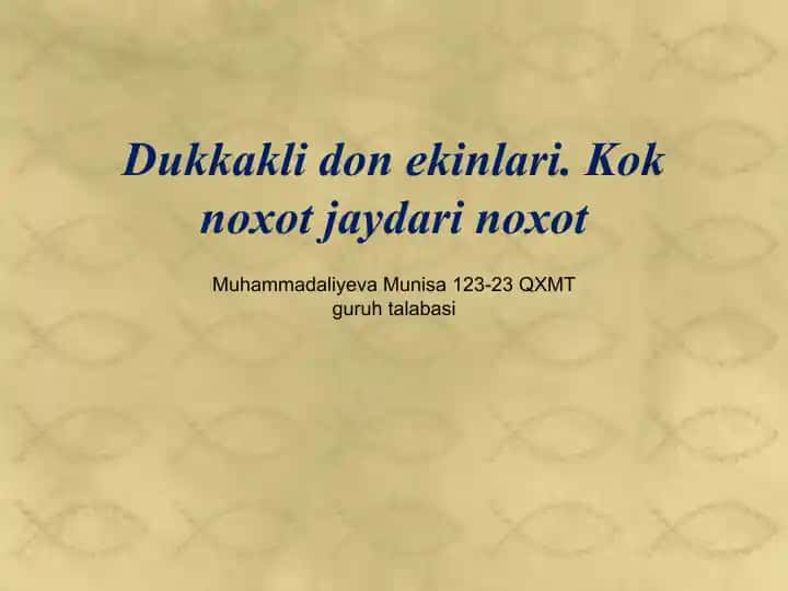 Dukkakli ekinlar