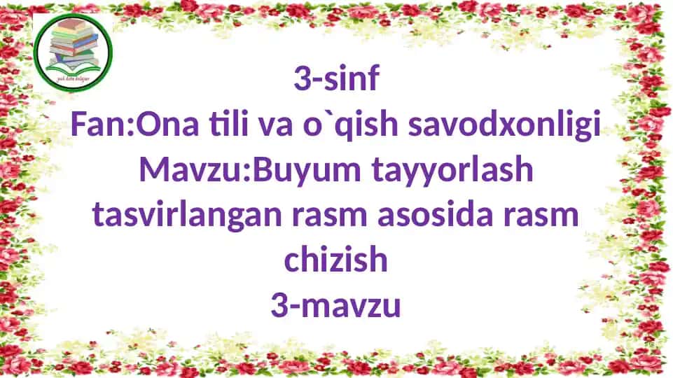Buyumtayyorlash tasvirlangan rasmlar