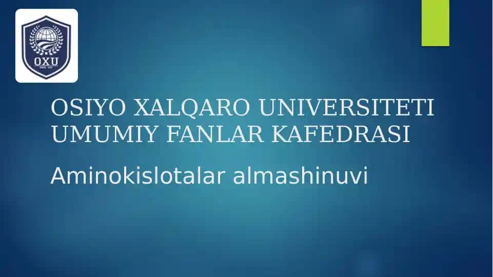 Aminokislotalar