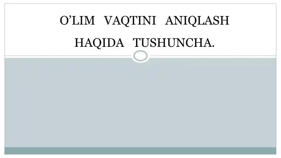 Oʻlim