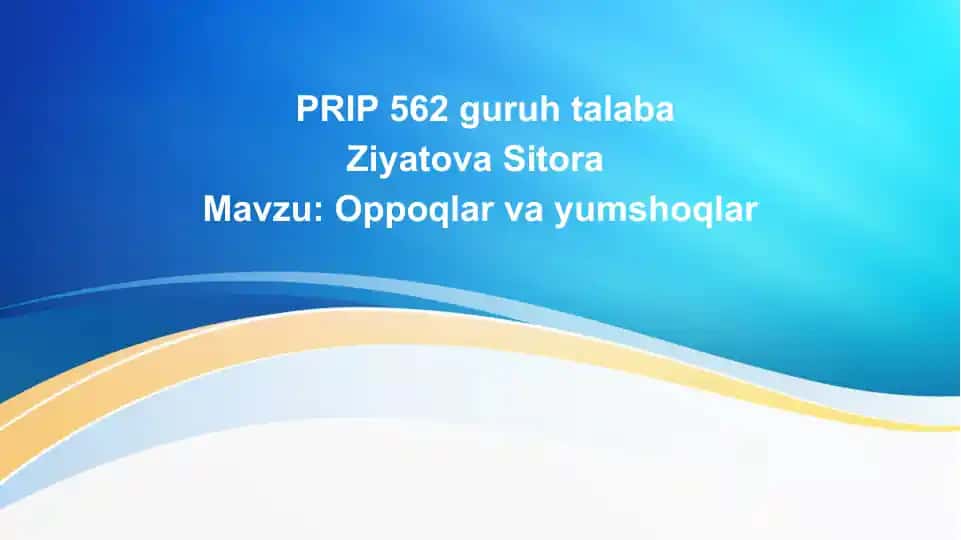 Oppoqlar va Yumshoqlar