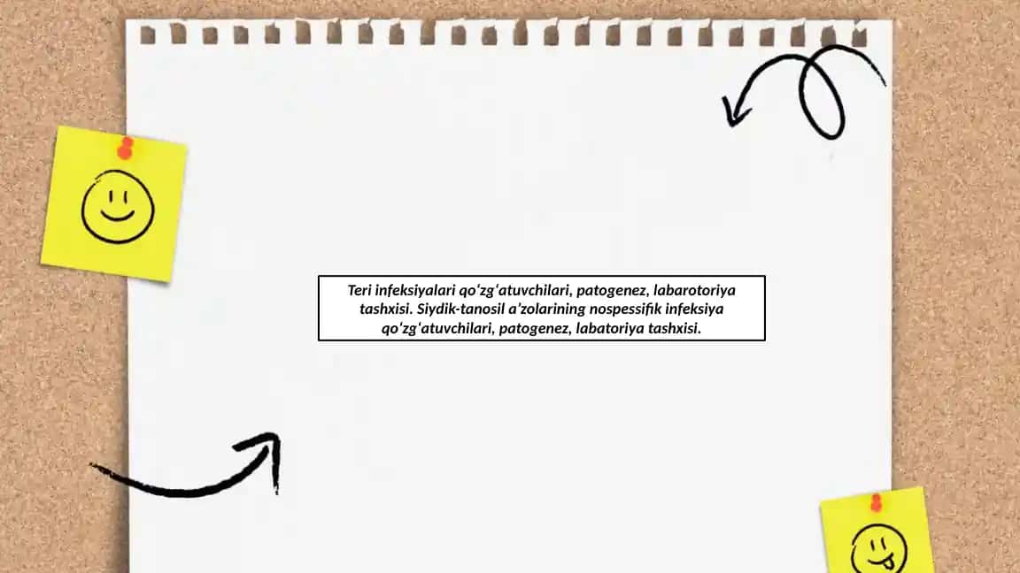 Teri - Tanosil Infeksiyalari Qozgatuvchilari