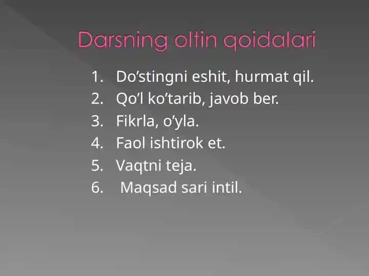 Do'stlar bilan birga ishlashning eng muhim qoidalari