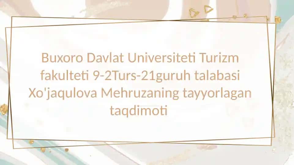 Oilaviy uy mehmon uylariga investitsiya