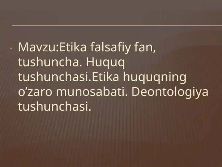 Etika