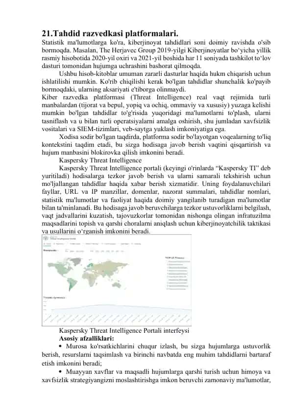 Tahdid razvedka platformalari