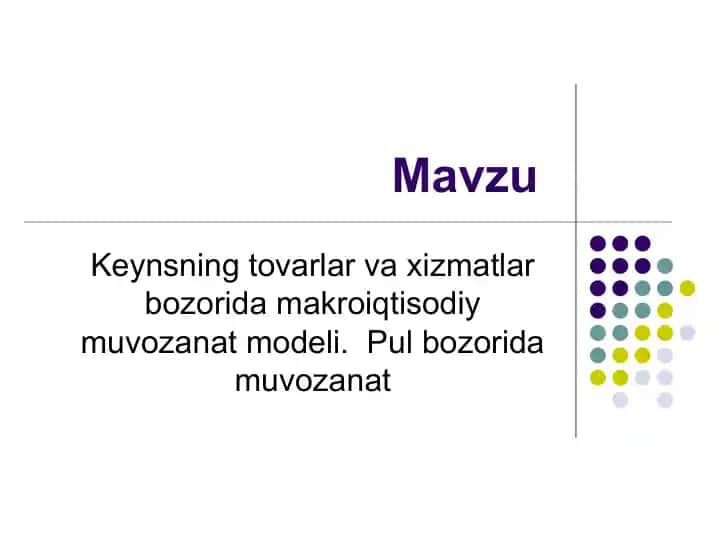 Makroiqtisodiyot