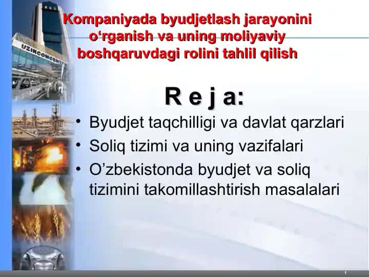 Byudjet taqchilligi va davlat qarzlari
