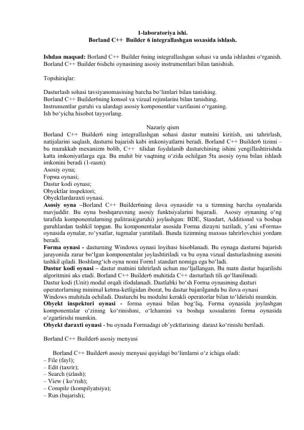 Borland C++ Builder 6
