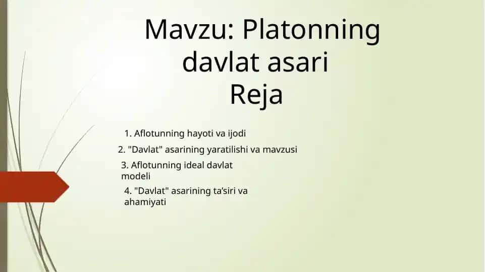 Platonning davlat asarlari
