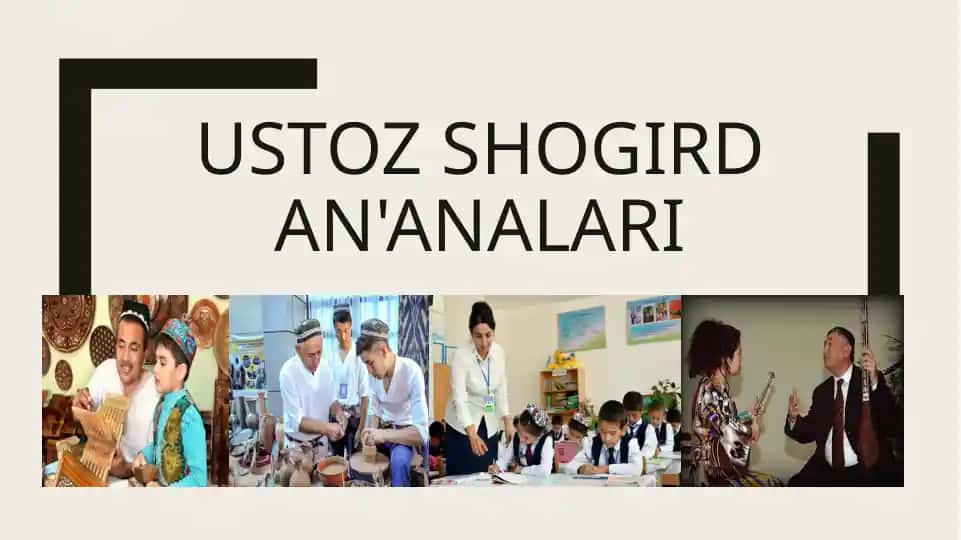 Ustoz Shogird An'analari