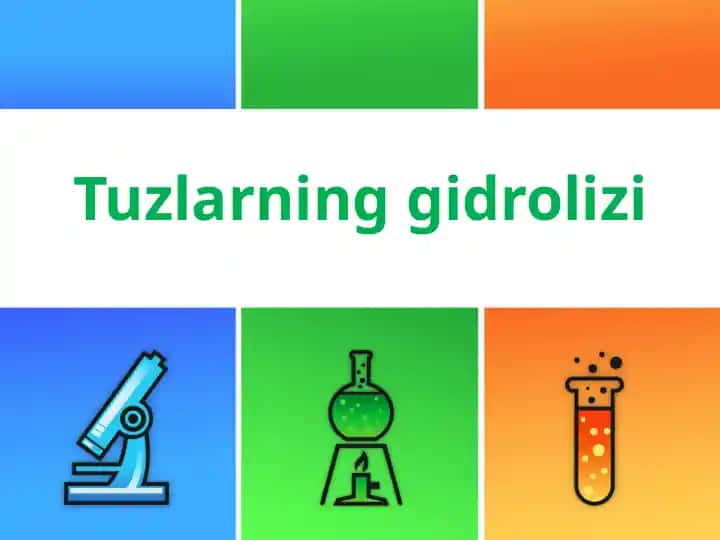 Tuzlarning gidrolizi