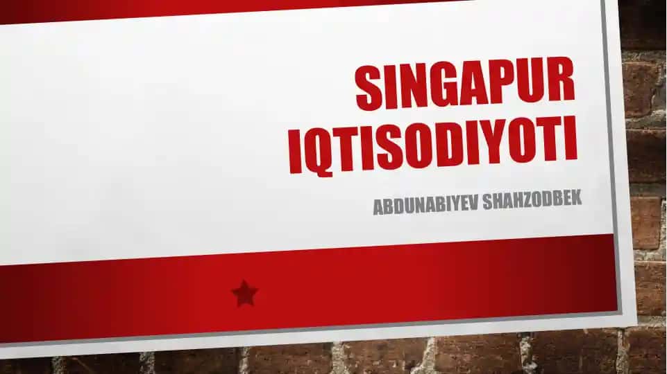 Singapur iqtisodiyoti