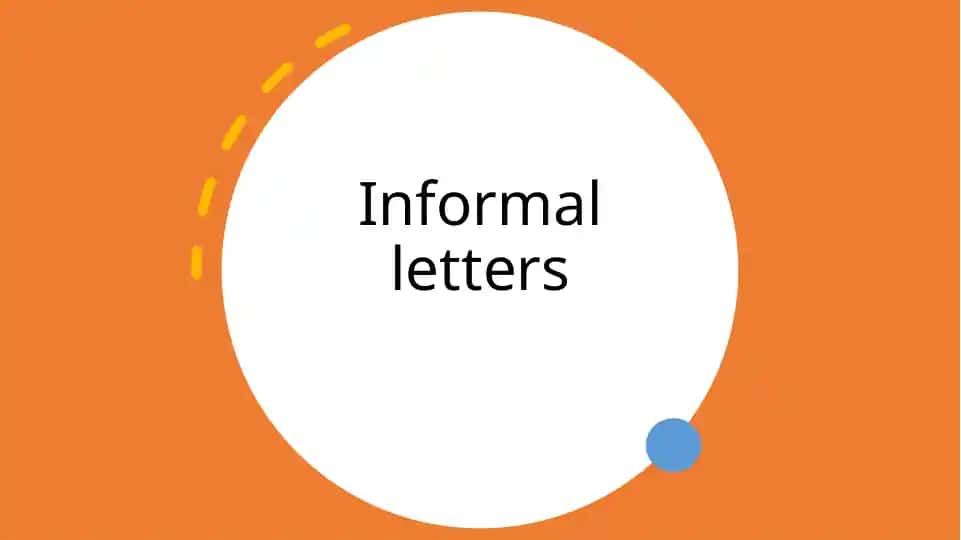 Informal letters