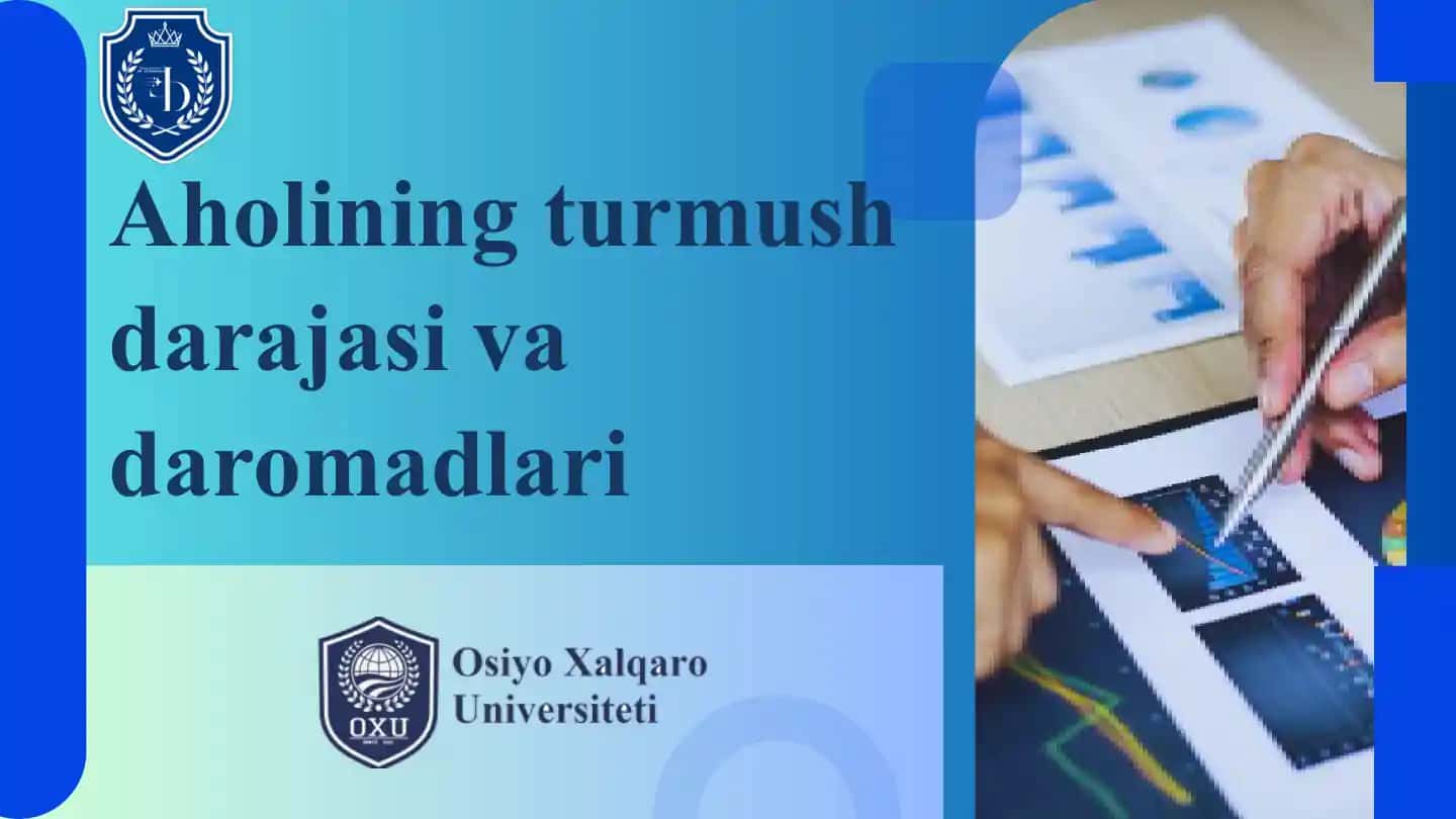 Turmush darajasi va uning o‘lchovlari