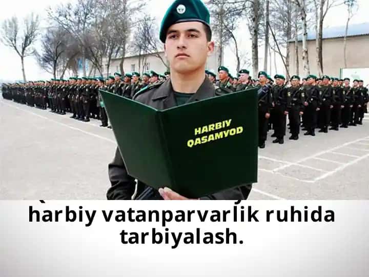 Qurolli kuchlari va yoshlarni harbiy vatanparvarlik ruhida tarbiyalash