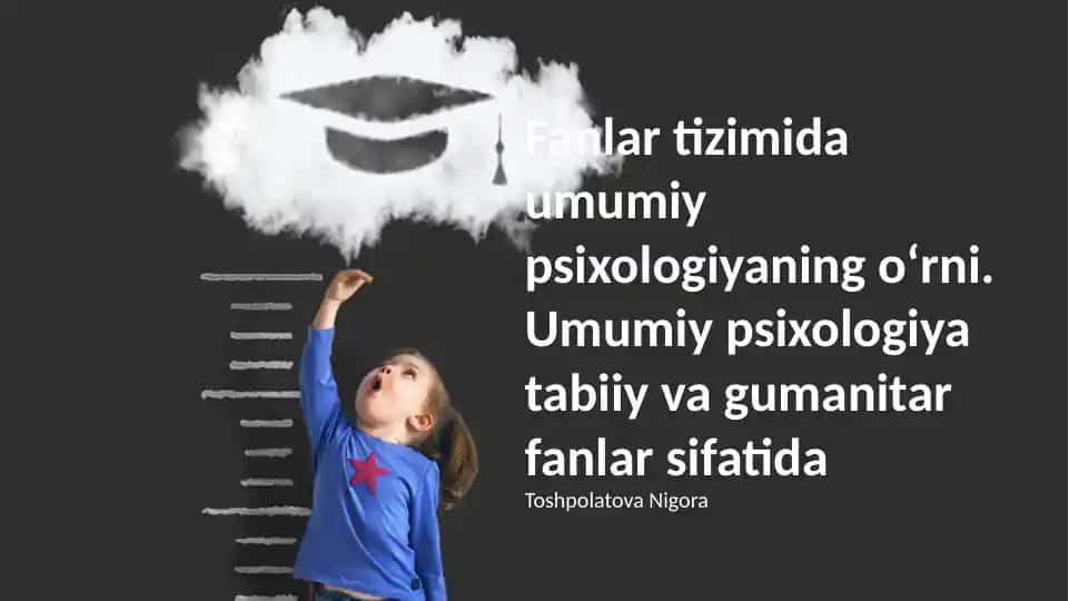Umumiy psixologiya fanlar tizimi