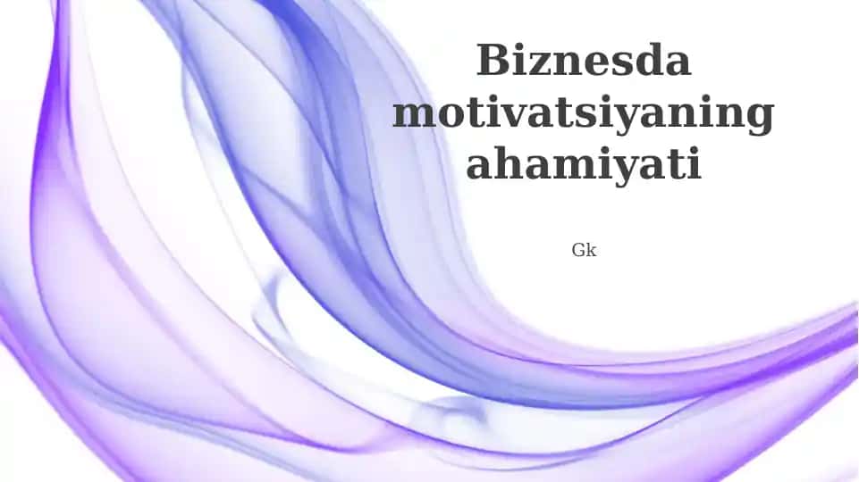 Motivatsiya Strategiyalari