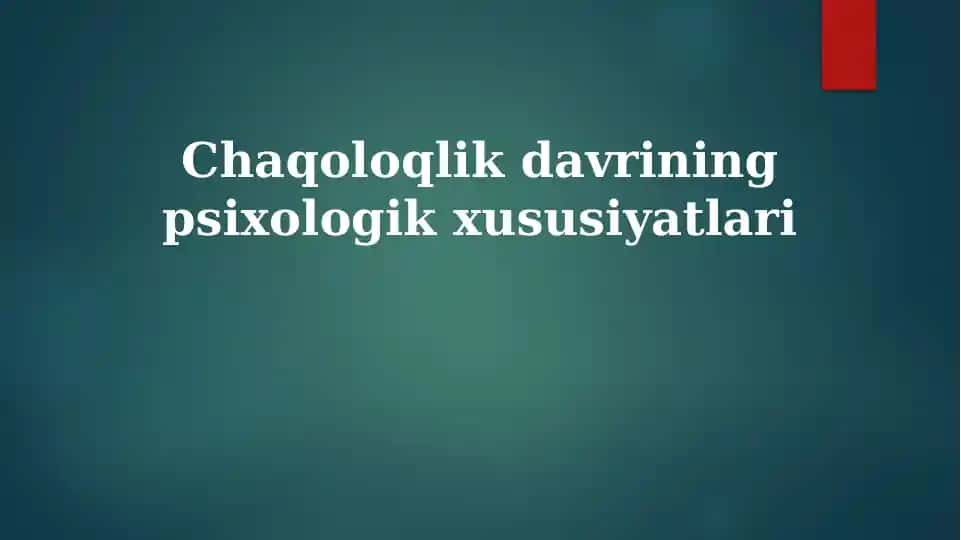 Infant psixologiyasi