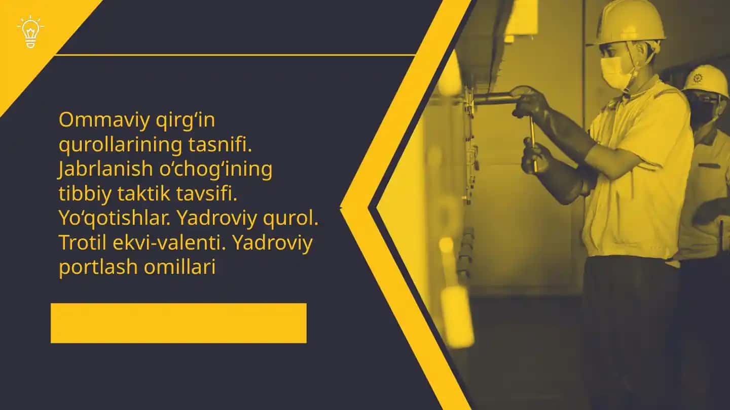 Ommaviy Qirg‘in Qurollarining Turlari