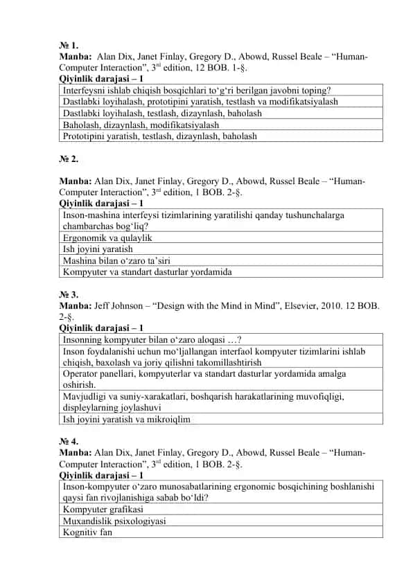 Human-Computer Interaction