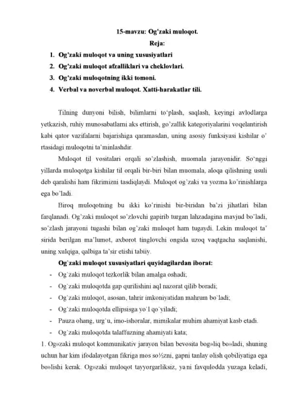 Og’zaki mulogot