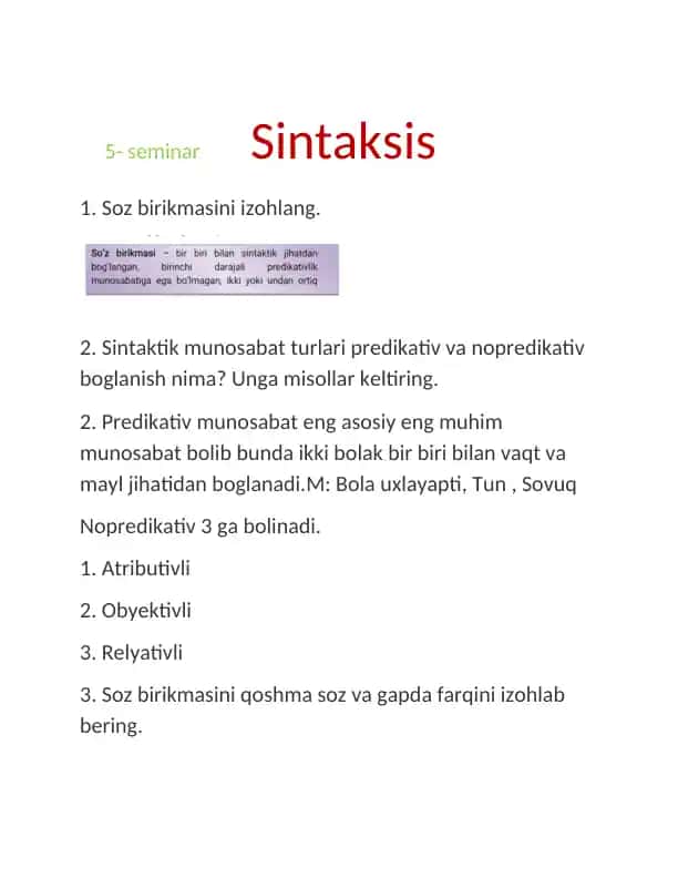 Sintaksis seminar