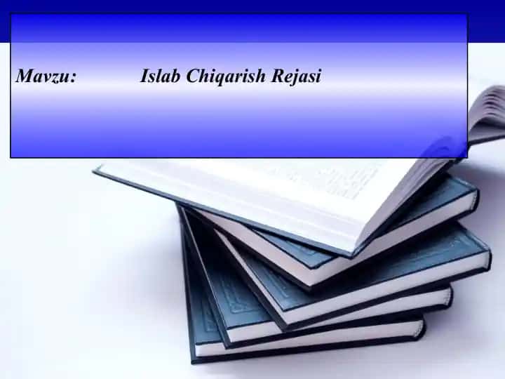 Islab Chiqarish Rejasi