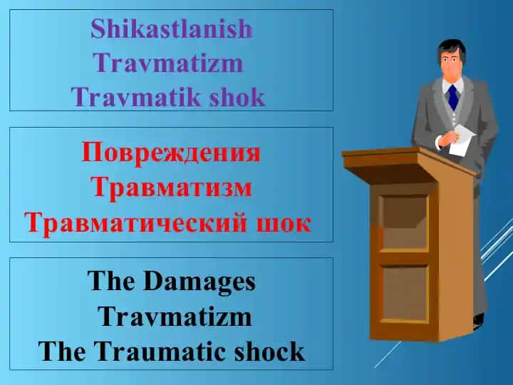 Travmatizm va Travmatik shok
