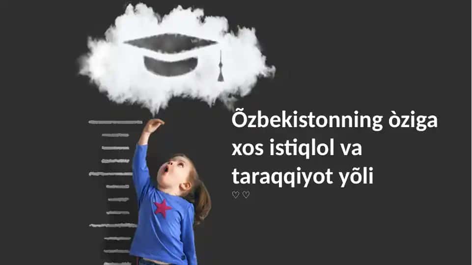 Oʻzbekistonning òziga xos istiqlol va taraqqiyot yõli