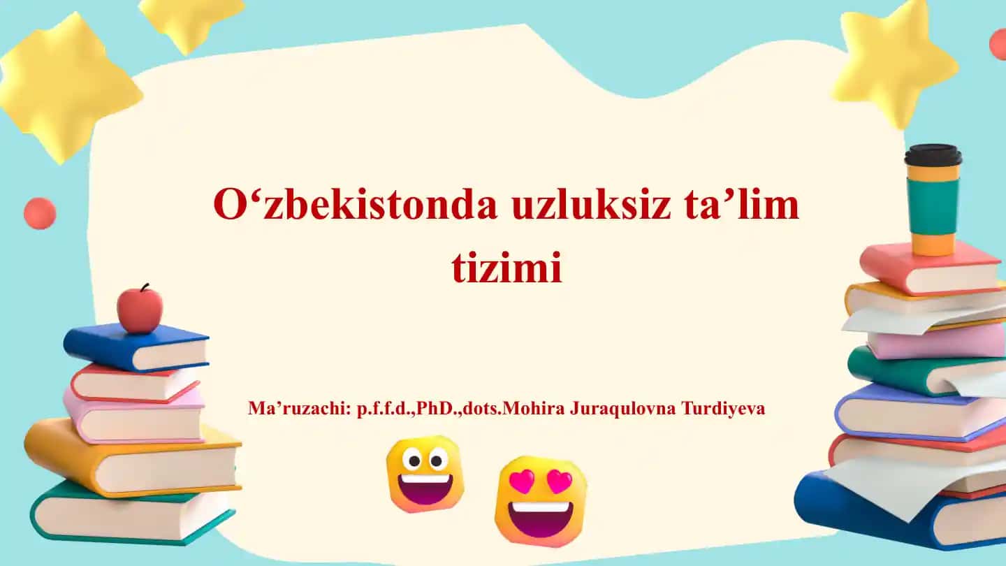 Oʻzbekistonda uzluksiz taʼlim tizimi