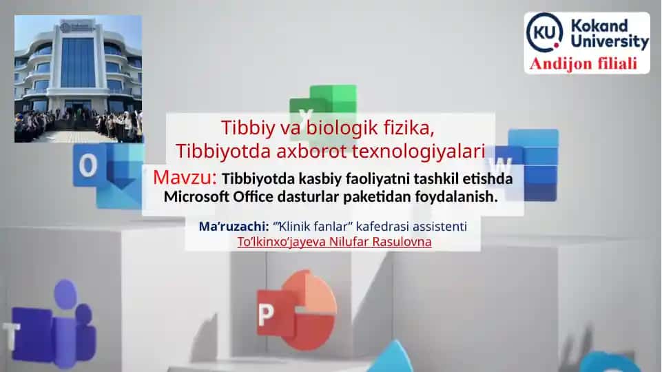 Microsoft Office dasturlar paketi