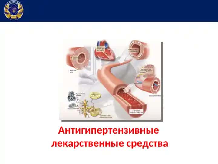 Антигипертензивные лекарственные средства