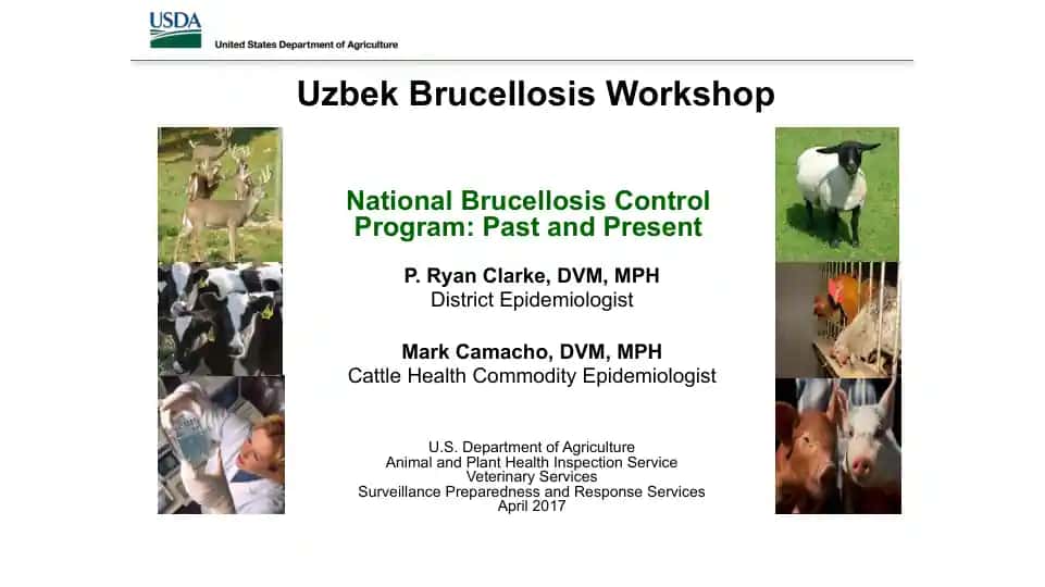 National Brucellosis Control Program: Past and Present