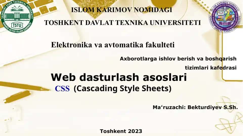 CSS (Cascading Style Sheets)