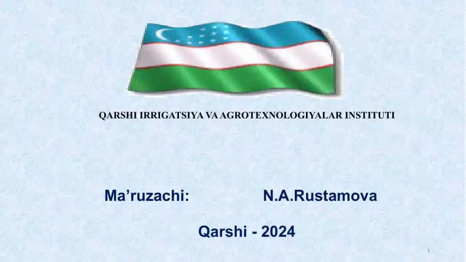 SUYUQ YONILG’ILARNING XUSUSIYATLARI VA ULARNI BAHOLASH USULLARI