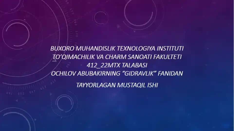 Reynolds tajribasi. Suyuqlikning laminar va turbulent harakat tartibi