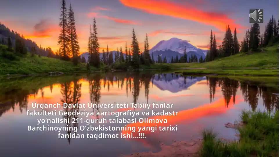 O'zbekistonning yangi tarixi fanidan taqdimot ishi