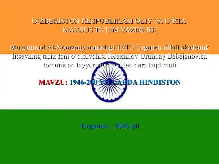 1946-2000 yillarda Hindiston