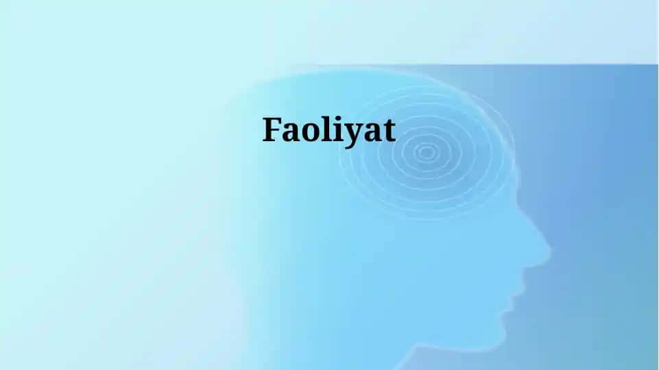 Faoliyat