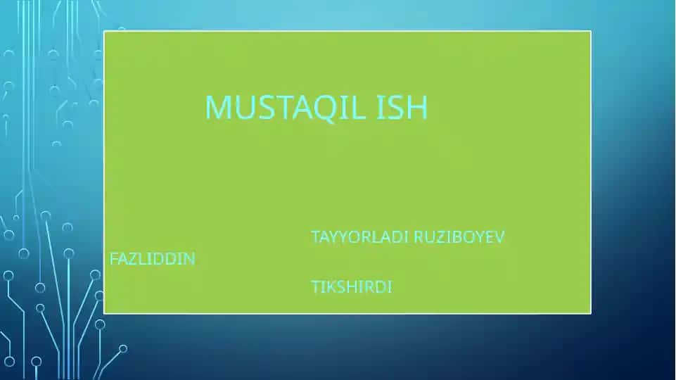 Axborot erkinligini ta’minlash tushunchasi, mazmun-mohiyati